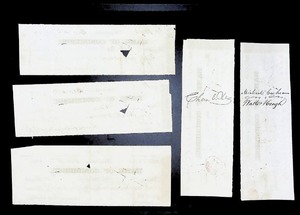 lot 193 image: Antique 1800s Bank of Commerce Checks Ensemble