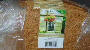 lot 9 image: Plant Best Renew Coco Basket Liner for 16 Basket Pack of 12