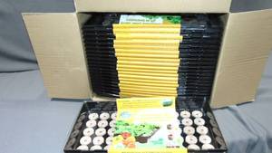lot 53 image: Plant Best Fiber Grow 50 Pellet Greenhouse Kit - Case of 20