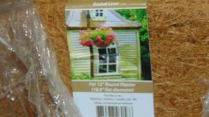 lot 15 image: Plant Best Renew Coco Basket Liner for 12 Basket Pack of 12