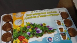 lot 48 image: Plant Best 28 Coir Pot Self Watering Greenhouse Kit - Case of 6