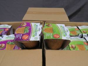 lot 62 image: Mixed Lot - Plant Best Microgreen Booster Lettuce and Radishes - 3 Cases of 12