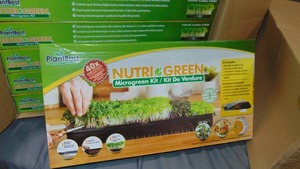 lot 90 image: Plant Best  Nutri-Green Microgreen Growing Kit - Broccoli, Lettuce & Radish - 2 Cases of 6