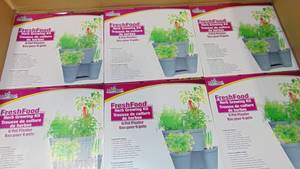 lot 140 image: Plant Best Fresh Food Herb Growing Kit 2 Cases of 6