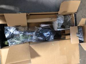 Green Machine 62V 16 in. Cordless Carbon Fiber Shaft String Trimmer Brushless motor and Auto-Wind spool with 2.5AH Battery and Charger Customer Returns See Pictures