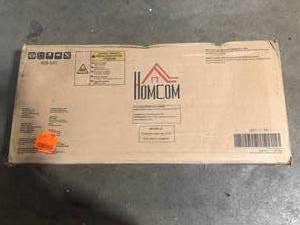 HOMCOM Modern White Kitchen Sideboard with Drawer and Double Door Cabinet Customer Returns See Pictures