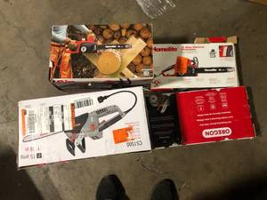 Lot of Assorted Power Tool Items  Various Models and Conditions Customer Returns See Pictures