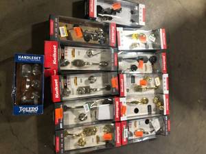 Lot of Assorted Door Handles Various Models and Conditions  Customer Returns See Picture