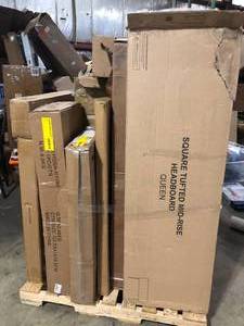 Pallet of Mixed Assorted Furniture Various Models and Conditions  Customer Returns See Pictures