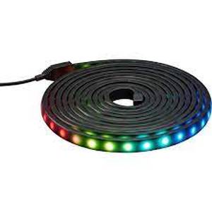 lot 24 image: Enbrighten 12 USB-A Black Stealth Tape Light RGB Push Button