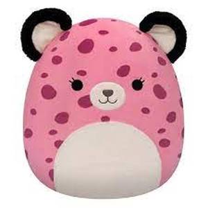 lot 26 image: Squishmallows 16 Jalisca the Pink Leopard with Fuzzy Belly Plush Toy