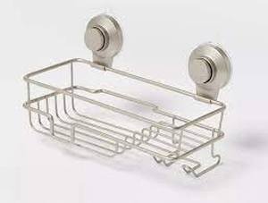 lot 47 image: Made By Design Wire Combo Suction Basket Matte Satin