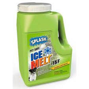 lot 59 image: SPLASH 8lbs Pet Safe Ice Melt Jug