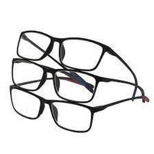 lot 74 image: Design Optics by Foster Grant Dax Plastic Rectangle Reading Glasses, 3-pack  2.00 Power