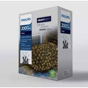 lot 88 image: Philips Heavy Duty 200 Net Lights Clear Incandescent IndoorOutdoor 4 x 8 ft