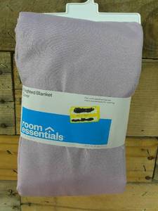 lot 116 image: 72x48 Reversible Microfiber Cover for Weighted Blanket - Room Essentials-LavenderPurple