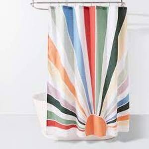 lot 129 image: Rainbow Sunshine Shower Curtain - Room Essentials