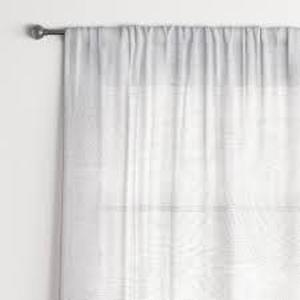 lot 146 image: 2pk Light Filtering Window Curtain Panels - Room Essentials-42W x 84L-White