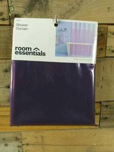 lot 135 image: PEVA 70 x 72 Shower Curtain- PurpleClear