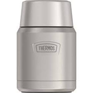 lot 172 image: Thermos Icon 16oz Stainless Steel Food Storage Jar with Spoon