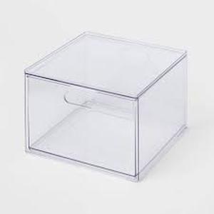 lot 183 image: All Purpose Single Drawer Storage Clear - Brightroom