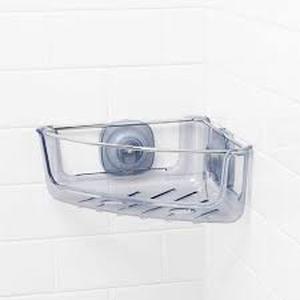 lot 206 image: OXO Stronghold Suction Corner Basket