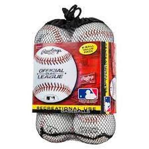 lot 217 image: Rawlings Official Baseball 6pk