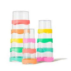lot 249 image: Lovevery Drip Drop Cups - 12pc