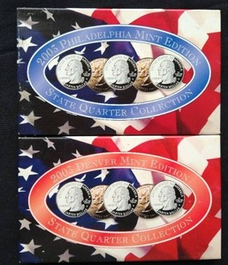 2003 U.S. Mint State Quarter Proof Sets - P&D