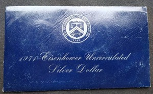 1971 Eisenhower Uncirculated Silver Dollar