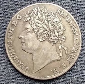 1828 British Silver Maundy 4 Pence Coin - RARE