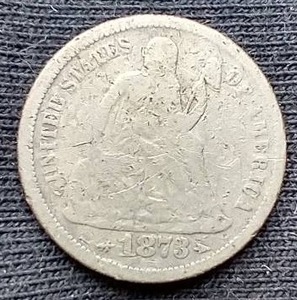 1873 Seated Liberty Dime