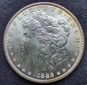 Beautiful 1886 Morgan Dollar