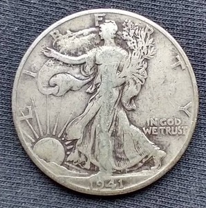 1941-D Walking Liberty Half Dollar