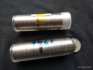 (2) 1940s Nickel Rolls