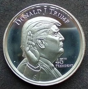 Ultra High Relief Donald Trump 2 Oz Silver Coin