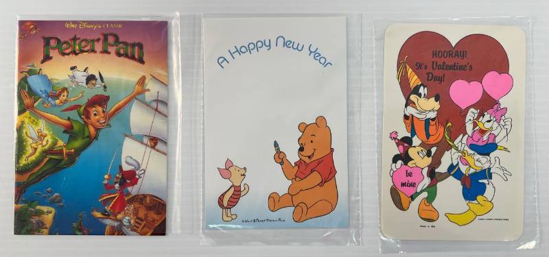 lot 36 image: Vintage Walt Disney Productions Misc. Postcards  Valentine Postcards