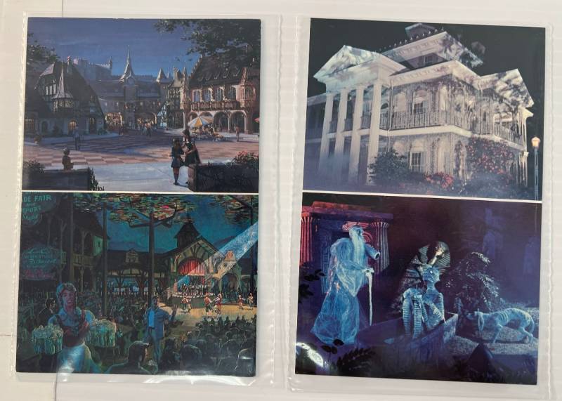 lot 37 image: Vintage Misc. Disney Postcards