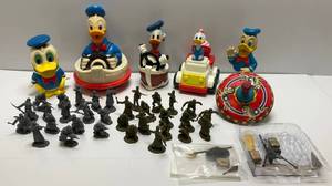 lot 8 image: Group Of Misc. Vintage toys Including Donald Duck & More
