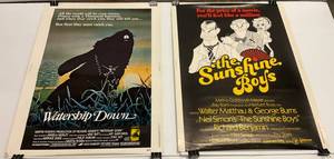 lot 31 image: 1970s Movie Posters Including The Sunshine Boys, Watership Down