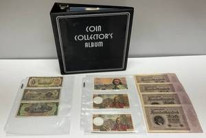 lot 43 image: Misc. Foreign Currency And Coin Collectors Album (Empty)