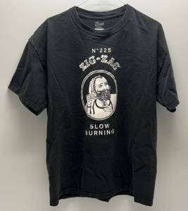 lot 45 image: Vintage Zig Zag T-Shirt Black Size L-XL