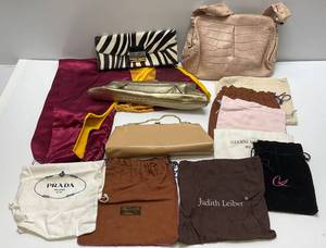 lot 65 image: Misc. Handbags, Dust Covers & More