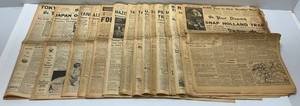 lot 67 image: 1945 Wartime Newspapers