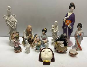 lot 77 image: Misc. Oriental Statues & More