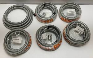 lot 138 image: 6 Renishaw 4M Conduit Kits (3 with no connectors