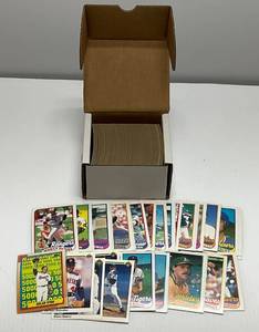 lot 152 image: Misc. Unsorted Baseball Cards Including Nolan Ryan & More
