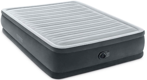 lot 112 image: INTEX Dura-Beam Deluxe Comfort-Plush Luxury Air Mattress Queen Size 18