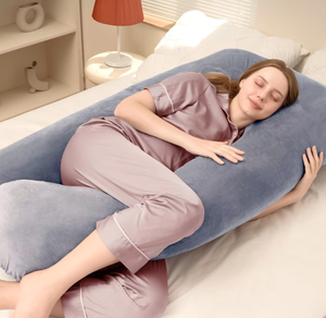 lot 125 image: DOWNCOOL Pregnancy Pillow, U Shaped Body Pillow for Pregnancy