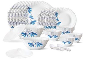 lot 185 image: Borosil Gourmet Dinnerware Set For 6, 35 Pieces